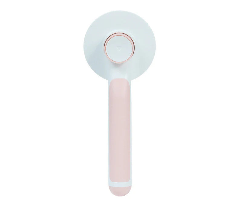 Round Handle Pet Grooming Comb – Self Cleaning Dog & Cat Hair Remover Brush | Gentle Deshedding Tool